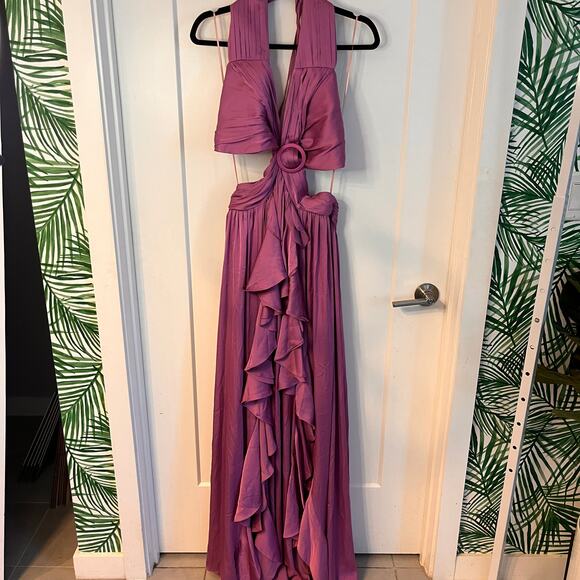 NWT PatBO Orchid Sleeveless Cut Out Maxi Dress Size 8 - Picture 3 of 11